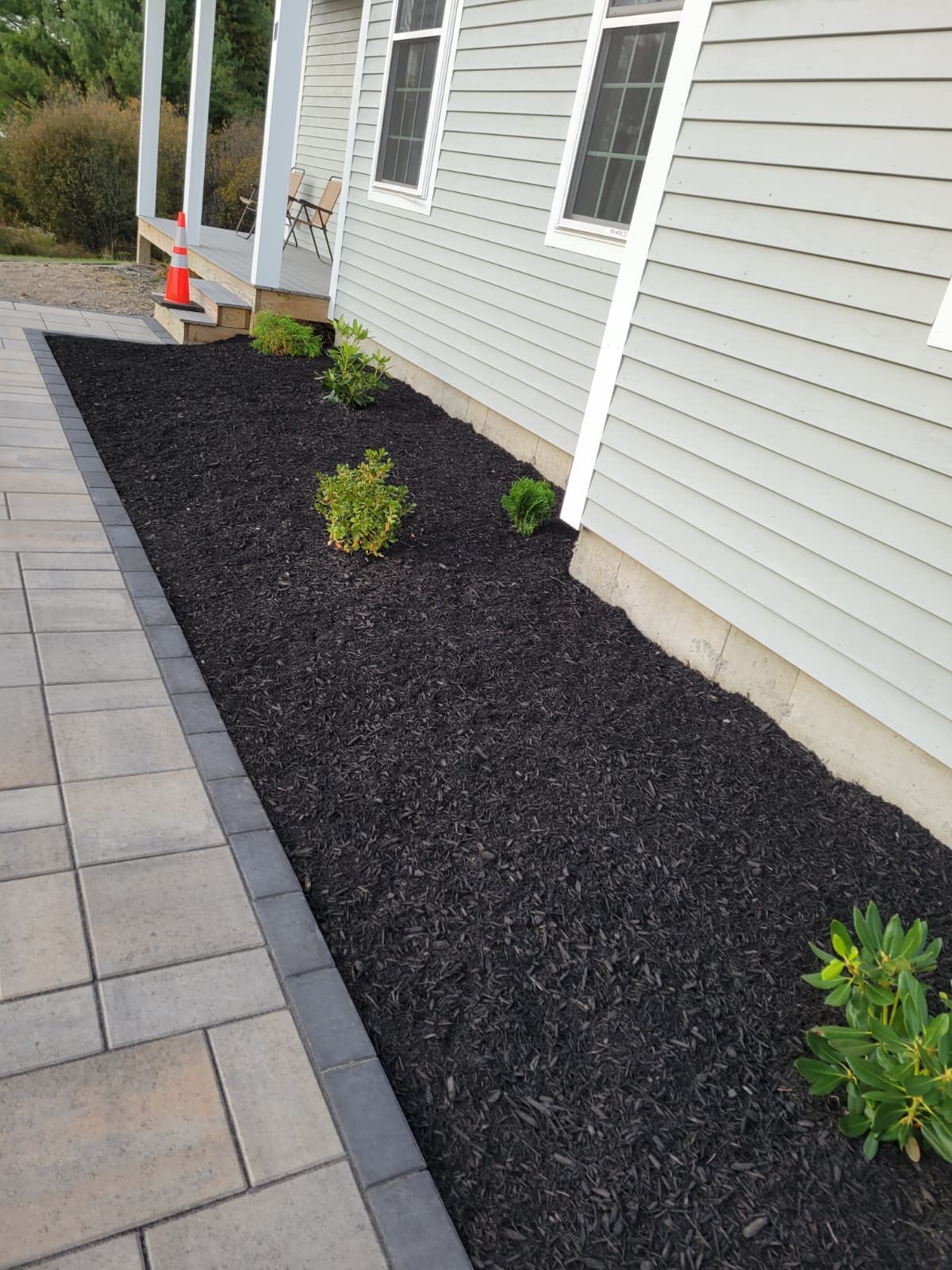 Patio and walkway construction project 28 by Vasquez Landscaping