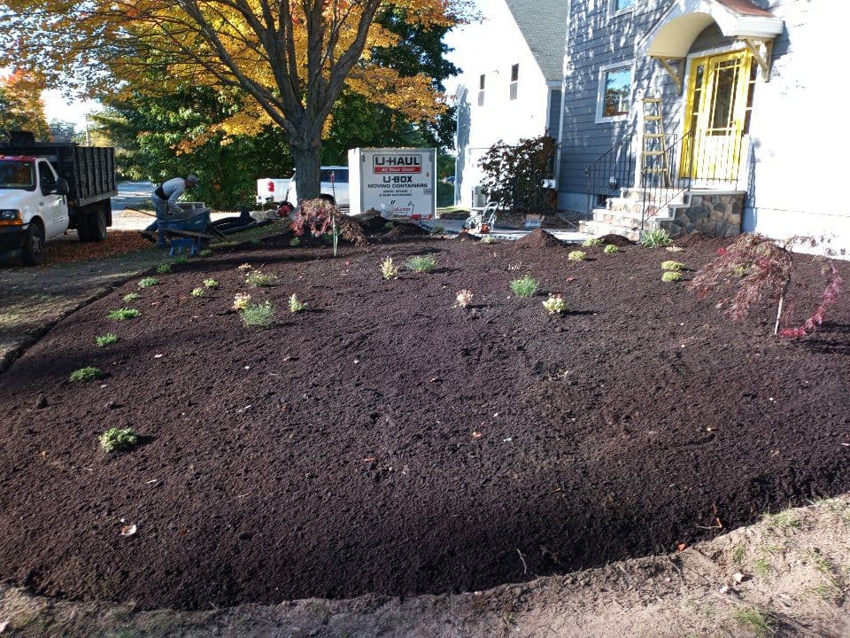 Patio and walkway construction project 42 by Vasquez Landscaping